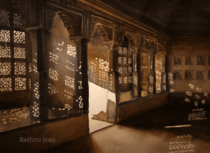 Sun Lit Windows Watercolors