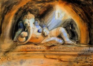 Resting Ganesh